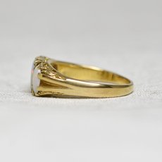 画像3: ９ct,オパール・ダイヤモンドリング (3)