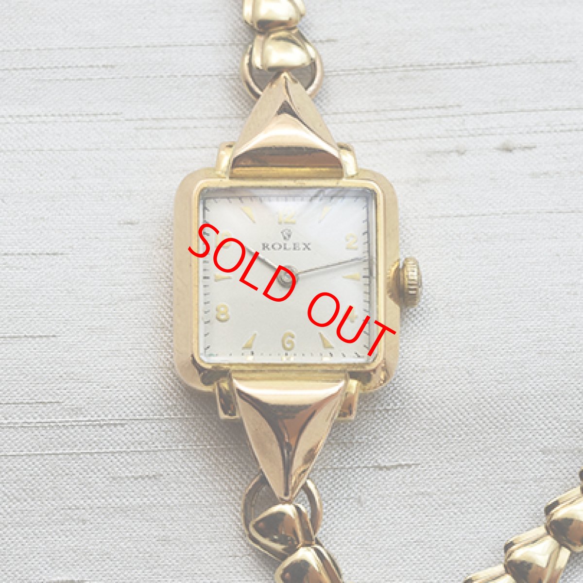 画像1: Sold 18ct.ROLEXリストウォッチ (1)