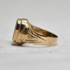 画像3: 14ct,アゲートインタリオリング (3)