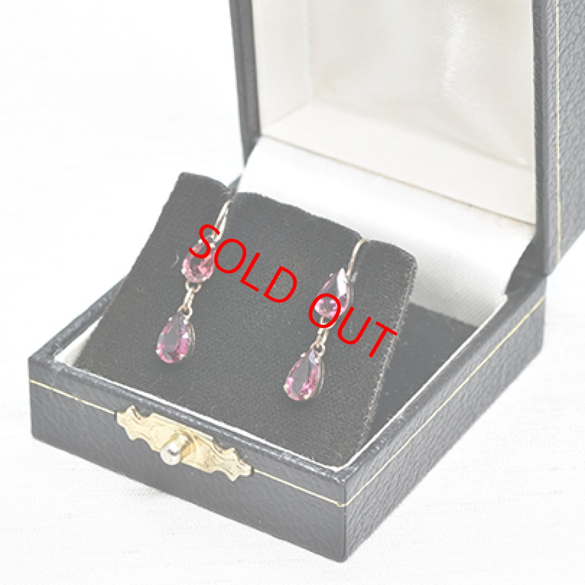 画像5: Sold ゴールド・ガーネットイヤリング (5)