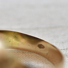 画像6: 14ct,アゲートインタリオリング (6)
