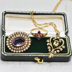 画像5: 15ct.ペリドットパールペンダント (5)