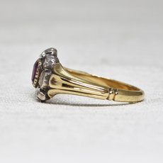 画像3: Sold　ゴールド・シルバー・ルビー・ダイヤモンドリング  (3)
