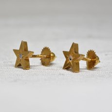 画像2: 18ct,ダイヤモンドイヤリング (2)