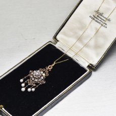 画像6: ゴールド・シルバー・ダイヤモンド・パールペンダント (6)