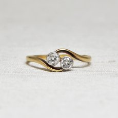 画像1: Sold 18ct,ダイヤモンドリング (1)