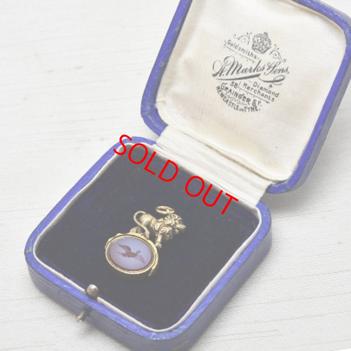 画像9: Sold 10ct,カーネリアン・ブラッドストーンシール (9)