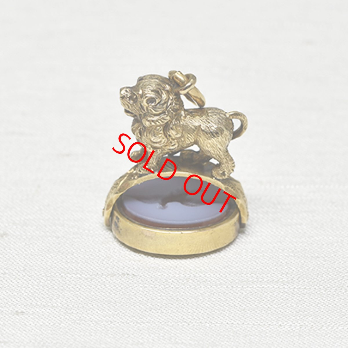 画像6: Sold 10ct,カーネリアン・ブラッドストーンシール (6)