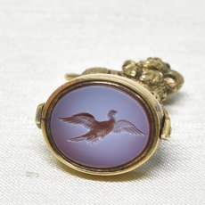 画像2: Sold 10ct,カーネリアン・ブラッドストーンシール (2)