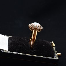 画像6: Sold ゴールド・オパール・ダイヤモンドリング（15ct.） (6)