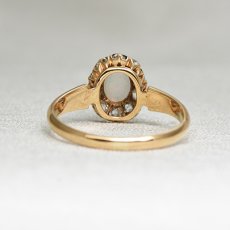 画像3: Sold ゴールド・オパール・ダイヤモンドリング（15ct.） (3)