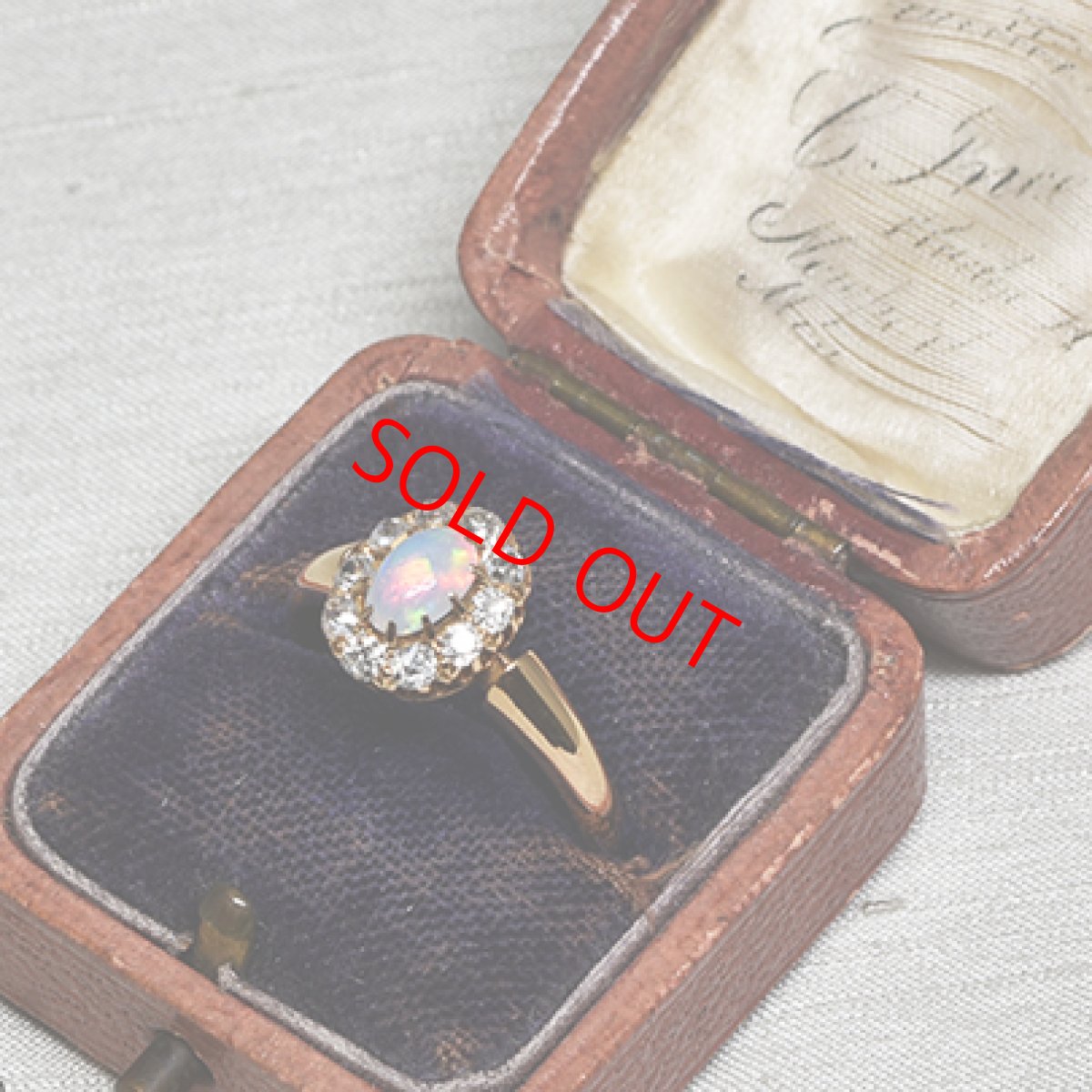 画像7: Sold ゴールド・オパール・ダイヤモンドリング（15ct.） (7)