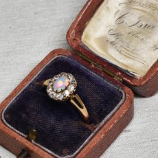 画像7: Sold ゴールド・オパール・ダイヤモンドリング（15ct.） (7)