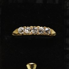 画像7: Sold ゴールドダイヤモンドリング（１８ct） (7)