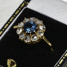 画像6: Sold ゴールド,サファイア・ダイヤモンドリング (6)