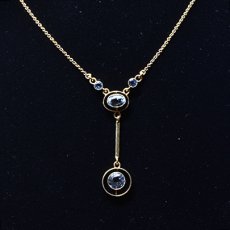 画像5: Sold ゴールド,アクアマリン・ペンダント (5)