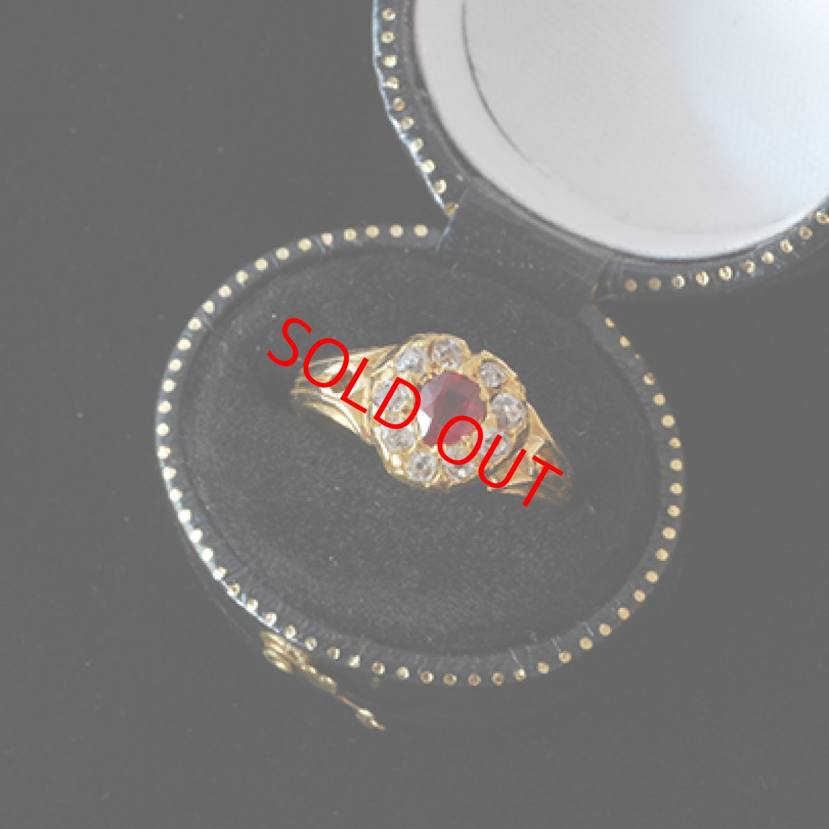 画像4: Sold ゴールド ルビー＆ダイヤモンドリング (4)