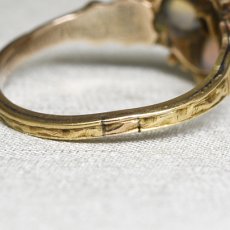 画像7: Sold ゴールド・ルビー・オパール・エメラルドリング (7)