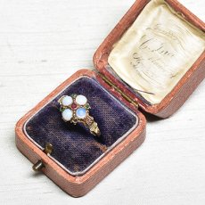 画像9: Sold ゴールド・ルビー・オパール・エメラルドリング (9)