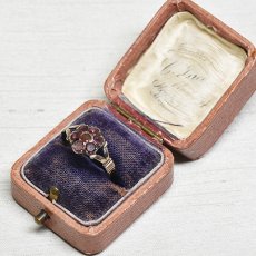 画像7: ゴールド・ガーネットリング　 (7)