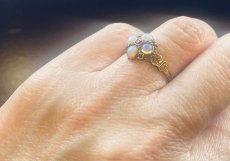 画像10: Sold ゴールド・ルビー・オパール・エメラルドリング (10)