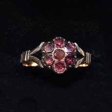 画像6: ゴールド・ガーネットリング　 (6)