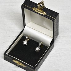 画像5: Sold ゴールド・pt・ダイヤモンドダイヤモンドイヤリング（18金） (5)