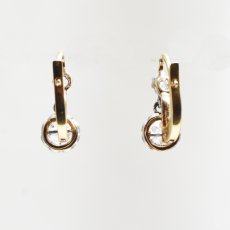 画像3: Sold ゴールド・pt・ダイヤモンドダイヤモンドイヤリング（18金） (3)