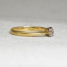 画像5: Sold ゴールド・ダイヤモンドリング（18金） (5)