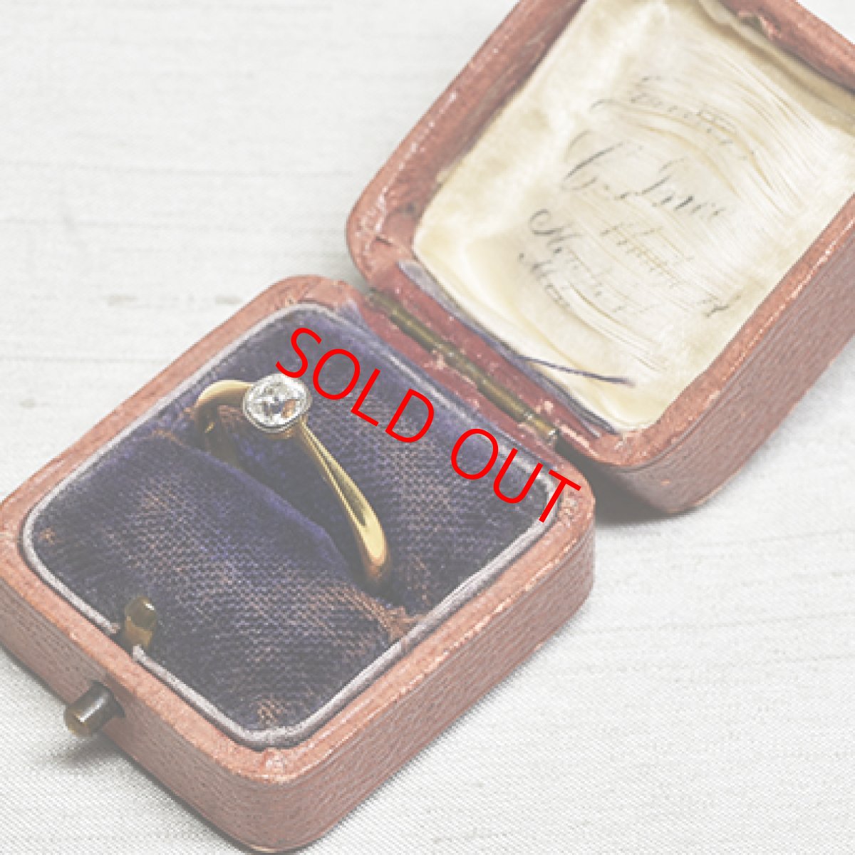 画像8: Sold ゴールド・ダイヤモンドリング（18金） (8)