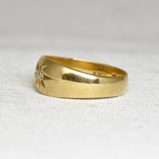 画像2: Soldゴールド・ダイヤモンドリング（18金） (2)