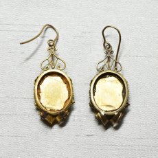 画像5: ゴールド・フローレンスモザイクイヤリングペンダント (5)