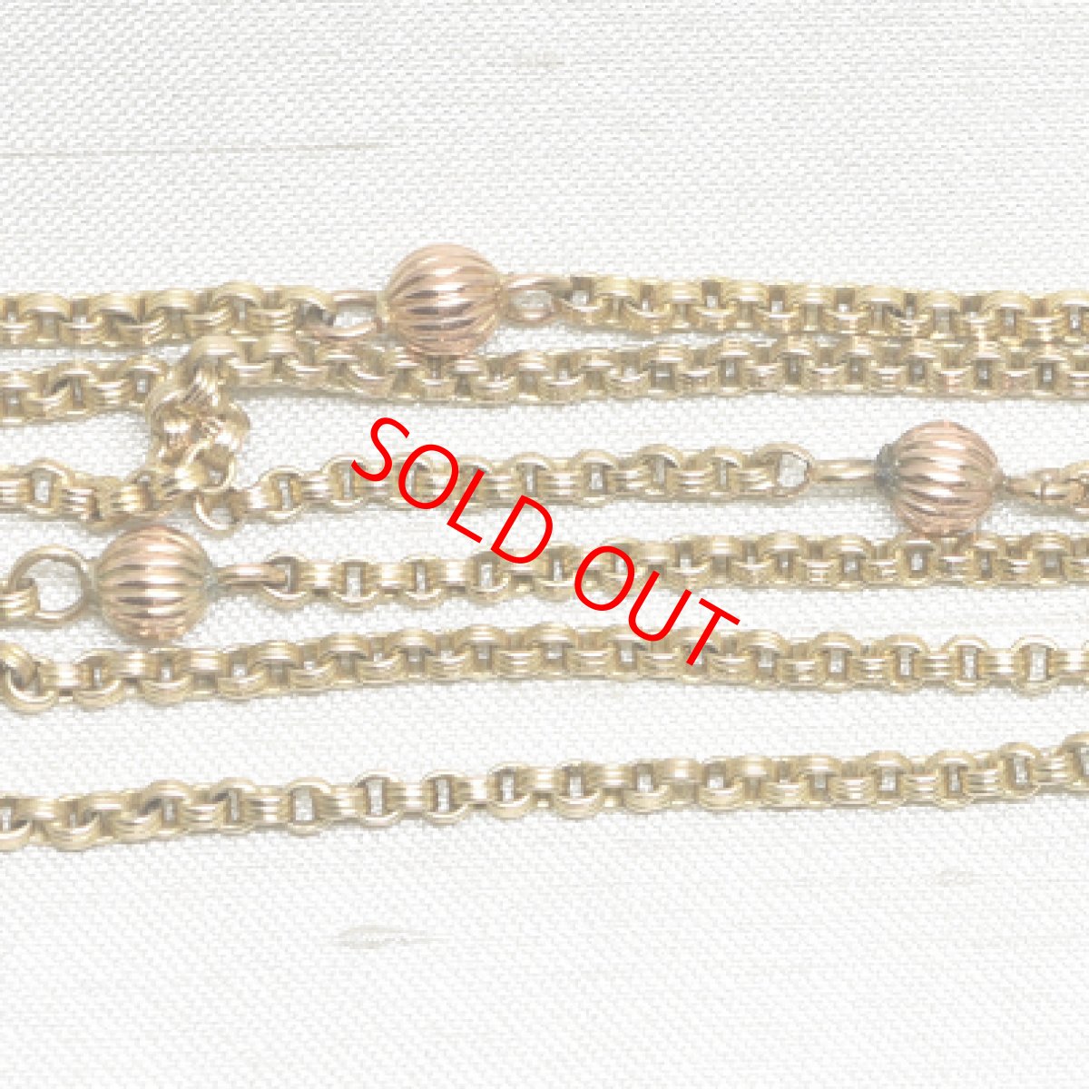 画像1: Sold ゴールネックレス　9ct. (1)