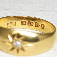 画像5: Soldゴールド・ダイヤモンドリング（18金） (5)