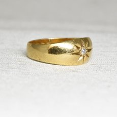 画像4: Soldゴールド・ダイヤモンドリング（18金） (4)