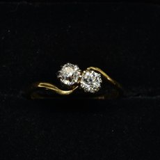 画像8: ゴールド・pt・ダイヤモンドリング　18金 (8)