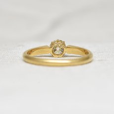 画像4: ゴールド・ダイヤモンドリング（18金） (4)