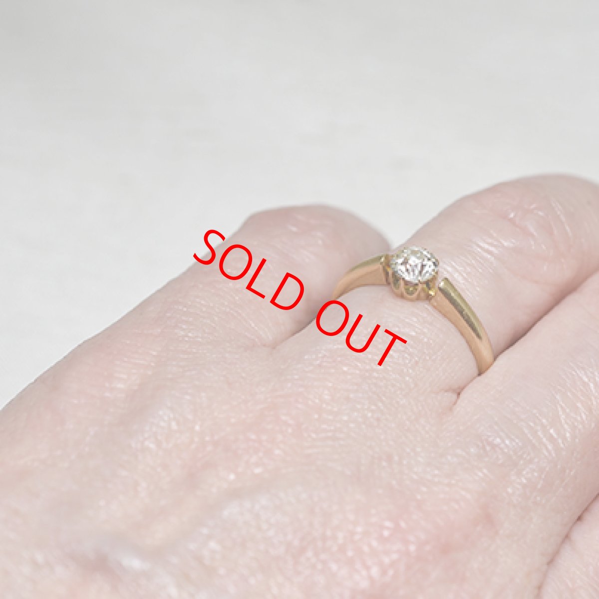 画像9: ゴールド・ダイヤモンドリング（18金） (9)