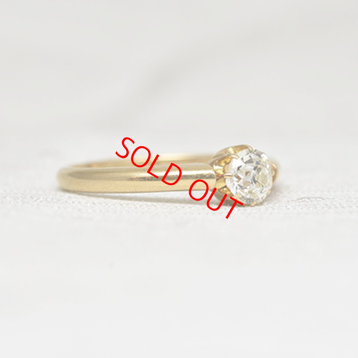 画像5: ゴールド・ダイヤモンドリング（18金） (5)