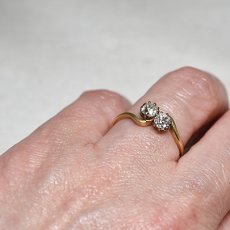 画像9: ゴールド・pt・ダイヤモンドリング　18金 (9)