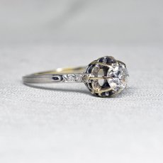 画像5: ゴールド・pt・ダイヤモンドリング　18金 (5)