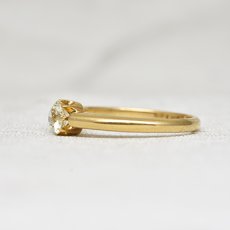 画像3: ゴールド・ダイヤモンドリング（18金） (3)