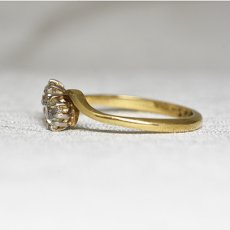 画像3: ゴールド・pt・ダイヤモンドリング　18金 (3)