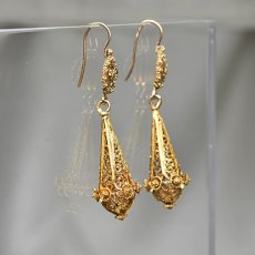 画像4: Sold ゴールドイヤリング　（20ct） (4)