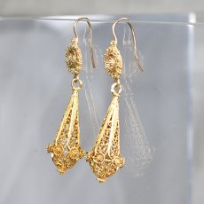 画像2: Sold ゴールドイヤリング　（20ct） (2)