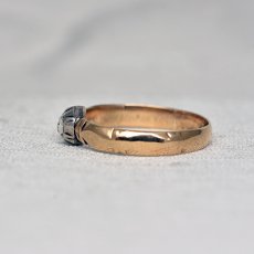 画像3: ゴールド・シルバー・ダイヤモンドリング（14金） (3)