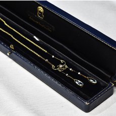 画像6: ゴールド・アクアマリン・ダイヤモンドペンダント　15金 (6)