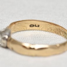 画像6: ゴールド・シルバー・ダイヤモンドリング（14金） (6)