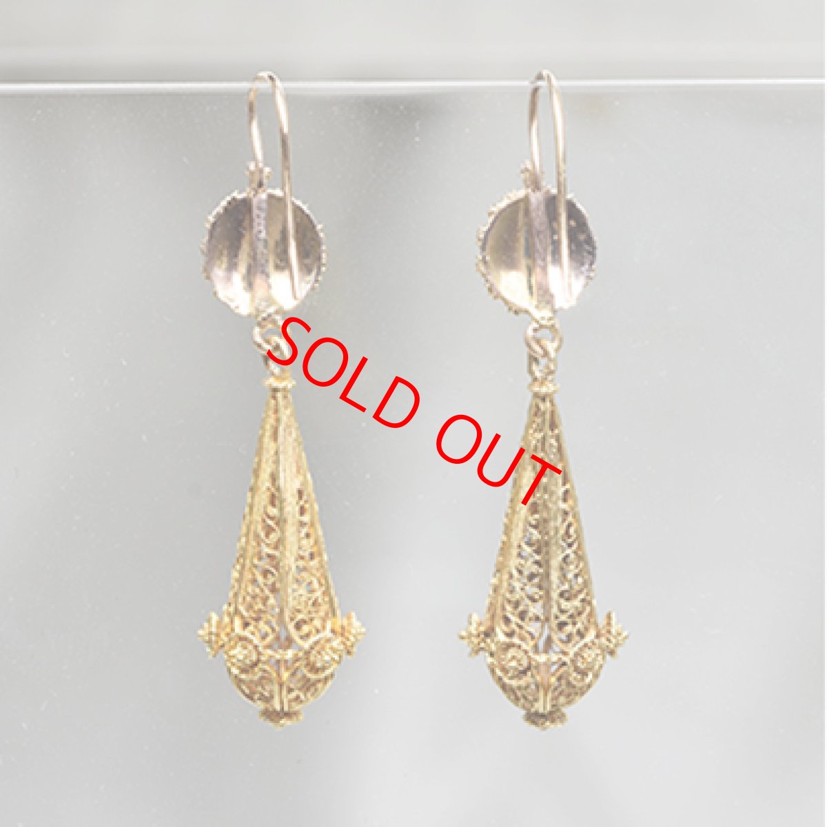 画像3: Sold ゴールドイヤリング　（20ct） (3)