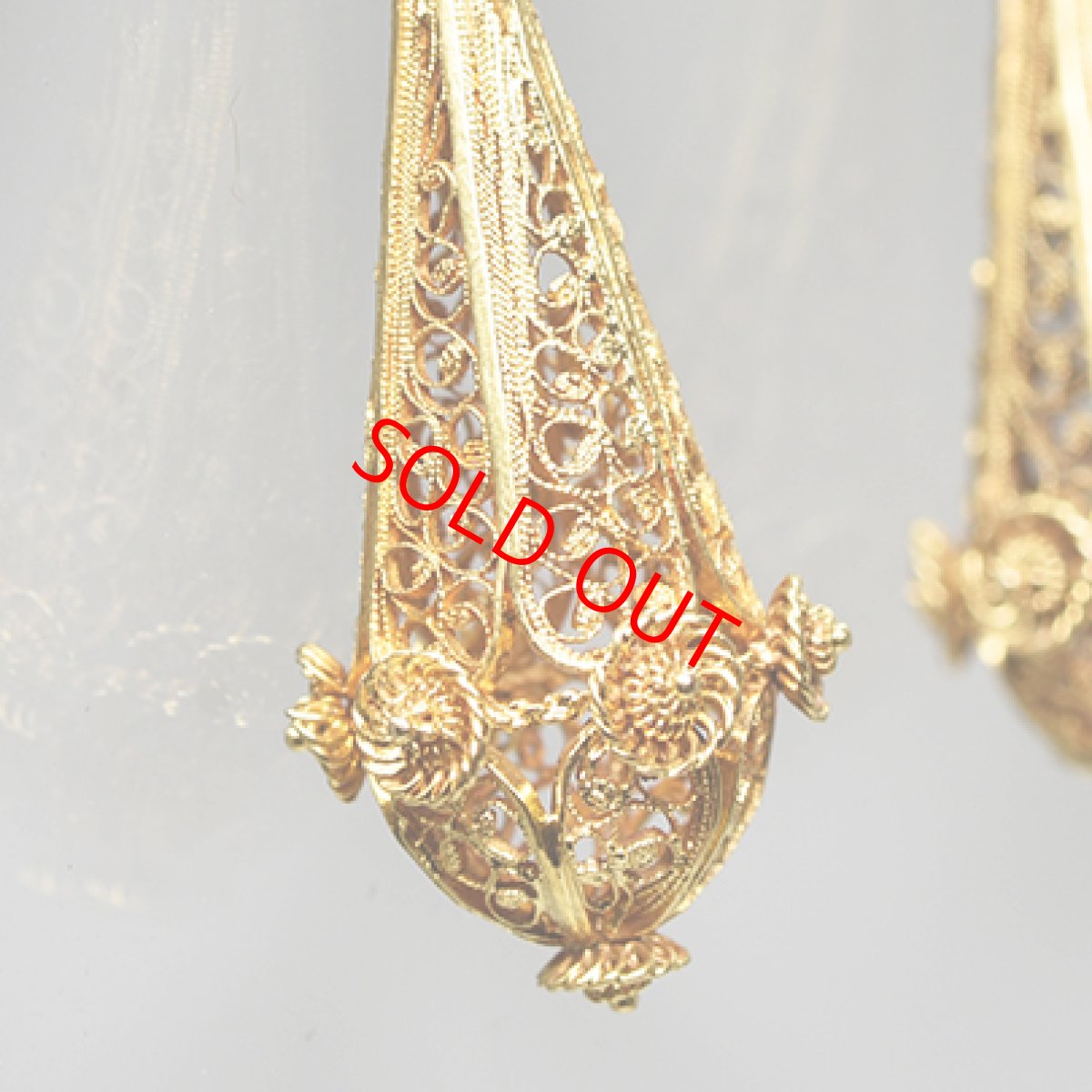 画像5: Sold ゴールドイヤリング　（20ct） (5)